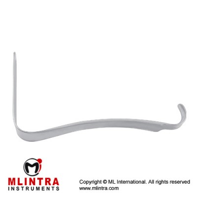 Kristeller Vaginal Retractor Fig. 2 Stainless Steel, Blade Size 115 x 26 mm Kristeller Vaginal Retractor Fig. 2 Stainless Steel, Blade Size 115 x 26 mm